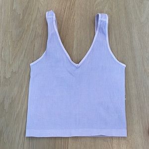 NikiBiki Ribbed Cropped Tank Top